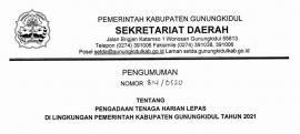 PENGADAAN THL PEMERINTAH KABUPATEN GUNUNGKIDUL